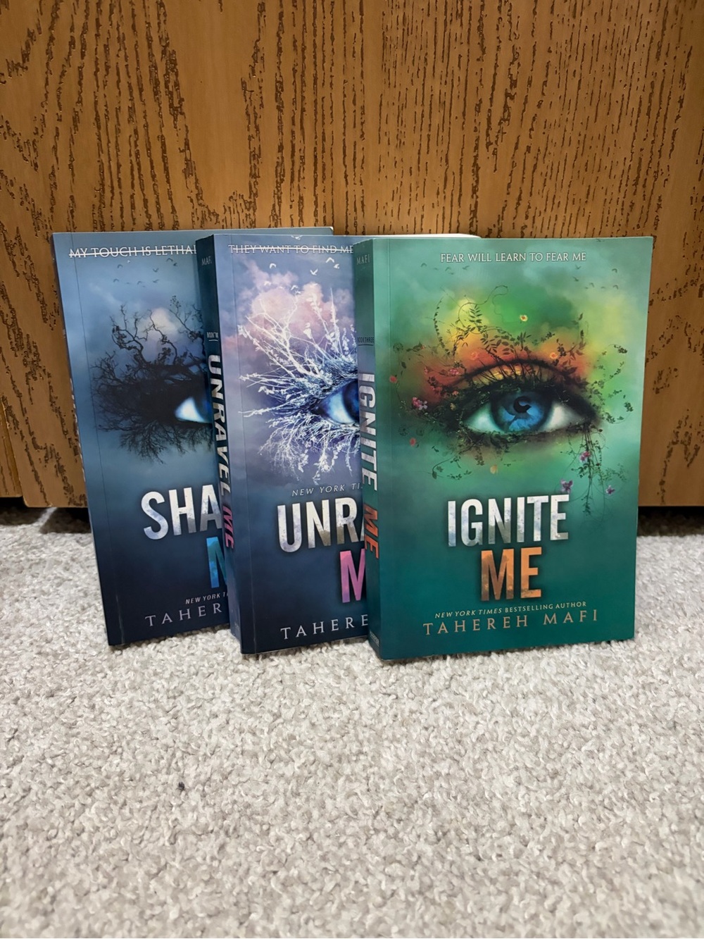 Tahereh Mafi Shatter Me Series Books 1-3 Paperback Set